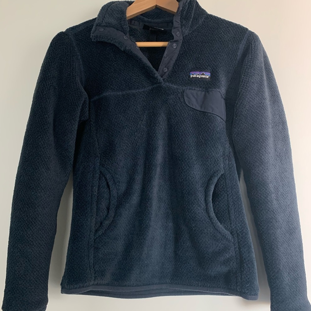 Patagonia Re-tool Snap-T Pullover Fleece Navy